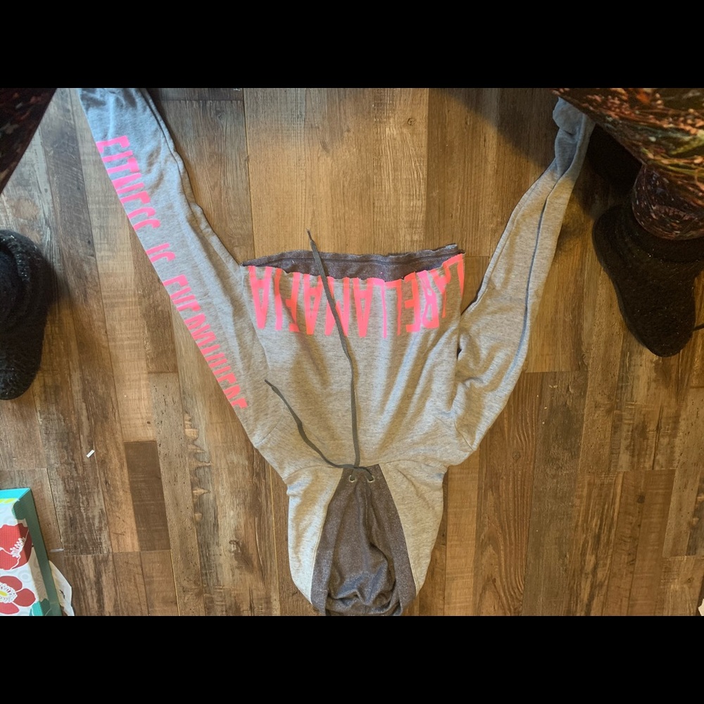 Labellamafia crop hoodie